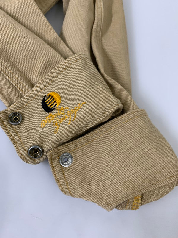 【中古品】【メンズ】 ANTONIO GUISEPPE アントニオジュゼッペ 70S WESTERN SHIRT ウェスタンシャツ ロングスリーブ 146-250713-AS-98-min カラー：ベージュ 万代Net店