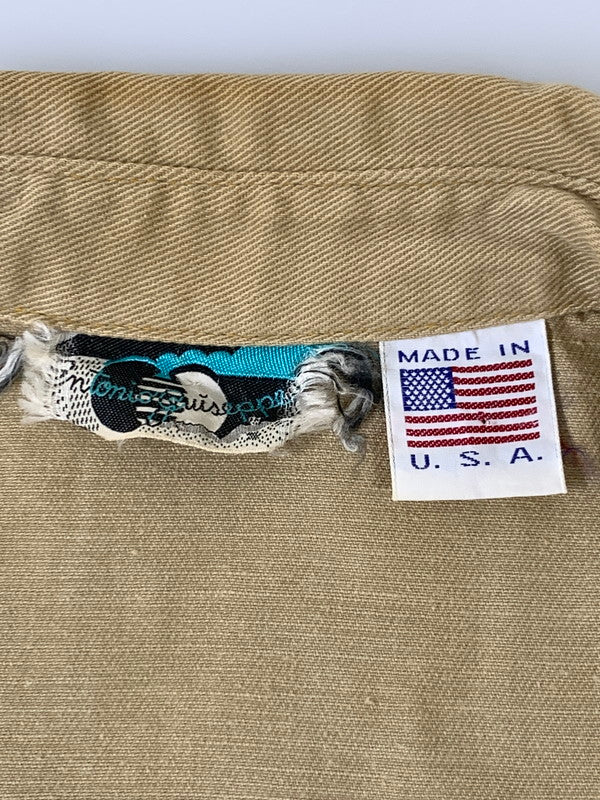 【中古品】【メンズ】 ANTONIO GUISEPPE アントニオジュゼッペ 70S WESTERN SHIRT ウェスタンシャツ ロングスリーブ 146-250713-AS-98-min カラー：ベージュ 万代Net店