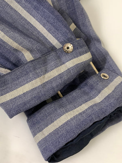 【中古品】【メンズ】  AMERICAN SPORTSMAN アメリカンスポーツマン 50S STRIPED WESTERN JACKET ウェスタンジャケット 146-250713-AS-95-min サイズ：L カラー：ネイビー 万代Net店