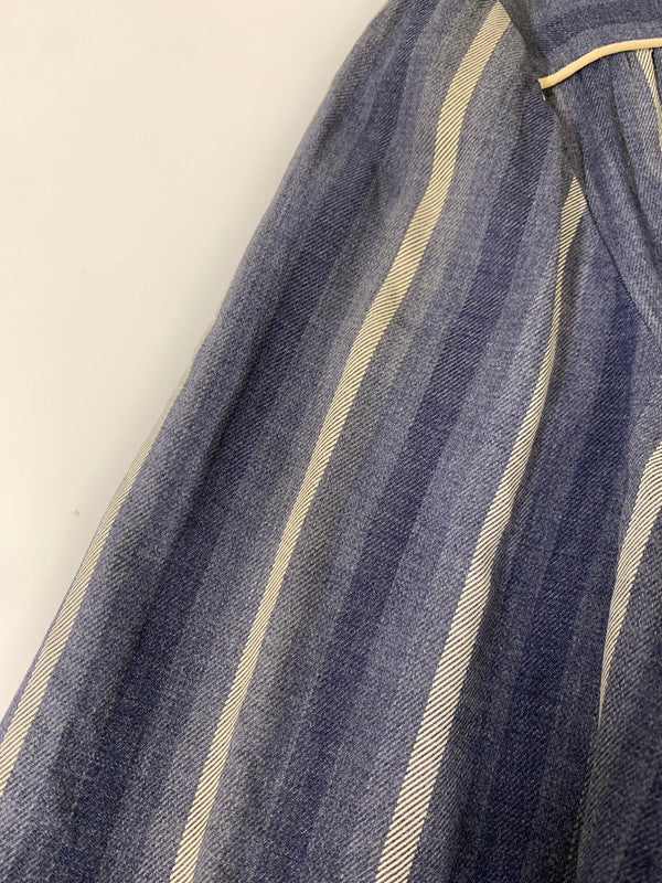 【中古品】【メンズ】  AMERICAN SPORTSMAN アメリカンスポーツマン 50S STRIPED WESTERN JACKET ウェスタンジャケット 146-250713-AS-95-min サイズ：L カラー：ネイビー 万代Net店