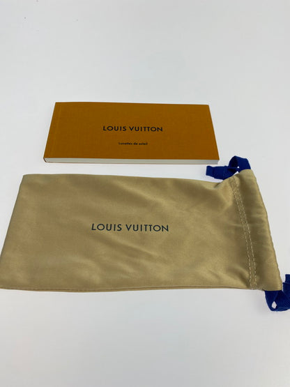 【中古品】【メンズ/レディース】 LOUIS VUITTON ルイ・ヴィトン LV クラッシュ ロウ スクエア サングラス Z2864E メンズ レディース 小物 54□22-155 179-250718-em-34-min カラー：スカイブルー 万代Net店