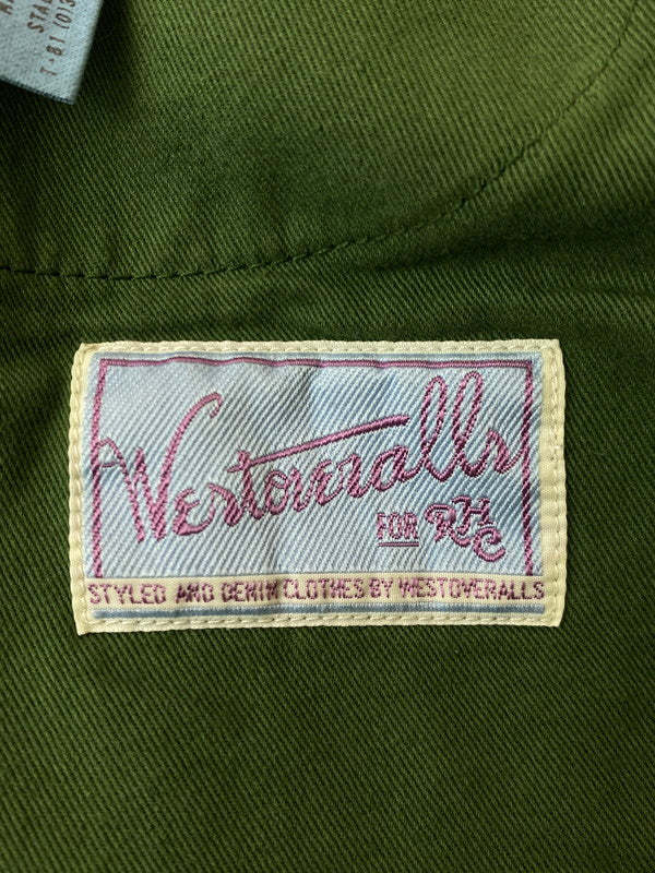 【中古品】【レディース】 WESTOVERALLS × RHC RON HERMAN CORDUROY PANTS 19FWPT701R ウエストオーバーオールズ ロンハーマン コーデュロイパンツ ボトムス 171-250725-yn-37-min カラー：グリーン系 万代Net店