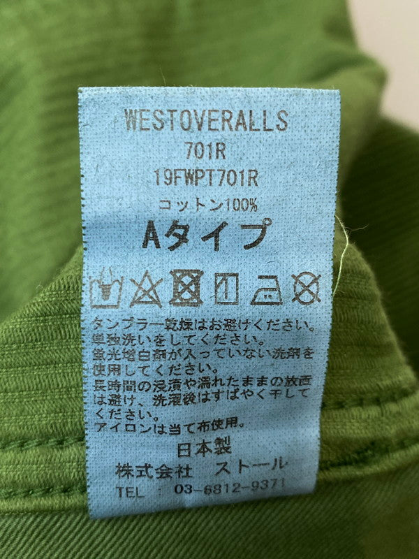 【中古品】【レディース】 WESTOVERALLS × RHC RON HERMAN CORDUROY PANTS 19FWPT701R ウエストオーバーオールズ ロンハーマン コーデュロイパンツ ボトムス 171-250725-yn-37-min カラー：グリーン系 万代Net店