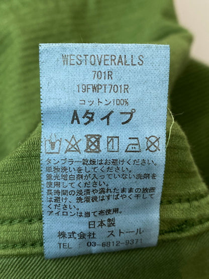 【中古品】【レディース】 WESTOVERALLS × RHC RON HERMAN CORDUROY PANTS 19FWPT701R ウエストオーバーオールズ ロンハーマン コーデュロイパンツ ボトムス 171-250725-yn-37-min カラー：グリーン系 万代Net店