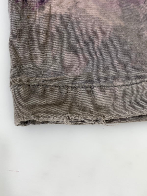 【現状渡し品】【メンズ】 Carhartt カーハート PAINT CUSTOM PANTS ペイント カスタム パンツ ボトムス 153-250718-jt-27-min サイズ：34 × 30 カラー：グレー系 万代Net店