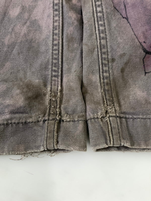 【現状渡し品】【メンズ】 Carhartt カーハート PAINT CUSTOM PANTS ペイント カスタム パンツ ボトムス 153-250718-jt-27-min サイズ：34 × 30 カラー：グレー系 万代Net店