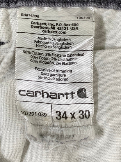 【現状渡し品】【メンズ】 Carhartt カーハート PAINT CUSTOM PANTS ペイント カスタム パンツ ボトムス 153-250718-jt-27-min サイズ：34 × 30 カラー：グレー系 万代Net店