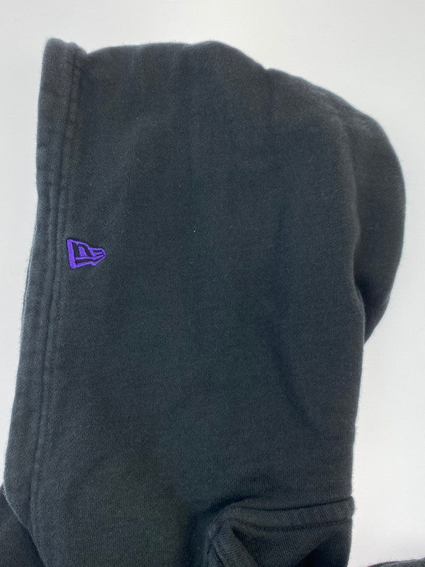 【中古品】【メンズ】 Y's ワイズ ×NEW ERA ニューエラ PULLOVER HOODIE プルオーバーフーディ 140-250727-ks-02-min サイズ：XL カラー：ブラック 万代Net店