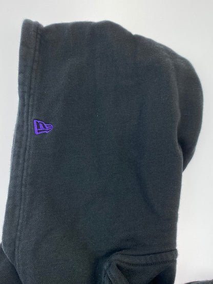 【中古品】【メンズ】 Y's ワイズ ×NEW ERA ニューエラ PULLOVER HOODIE プルオーバーフーディ 140-250727-ks-02-min サイズ：XL カラー：ブラック 万代Net店