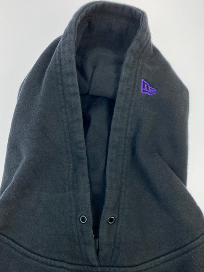 【中古品】【メンズ】 Y's ワイズ ×NEW ERA ニューエラ PULLOVER HOODIE プルオーバーフーディ 140-250727-ks-02-min サイズ：XL カラー：ブラック 万代Net店