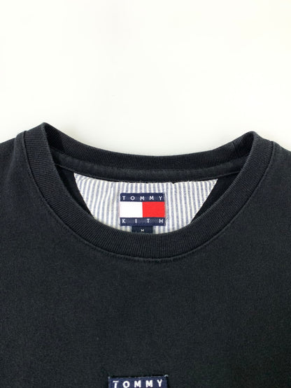 【中古品】【メンズ】 TOMMY HILFIGER トミーヒルフィガー ×KITH キス S S TEE 半袖Ｔシャツ トップス 142-250718-jt-12-min サイズ：M カラー：ブラック 万代Net店