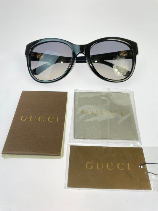 【現状渡し品】【メンズ/レディース】 GUCCI グッチ サングラス アジアンフィット GG3795 グラデーション ファッション 55□20-140 182-250727-em-11-min カラー：ブラック 万代Net店