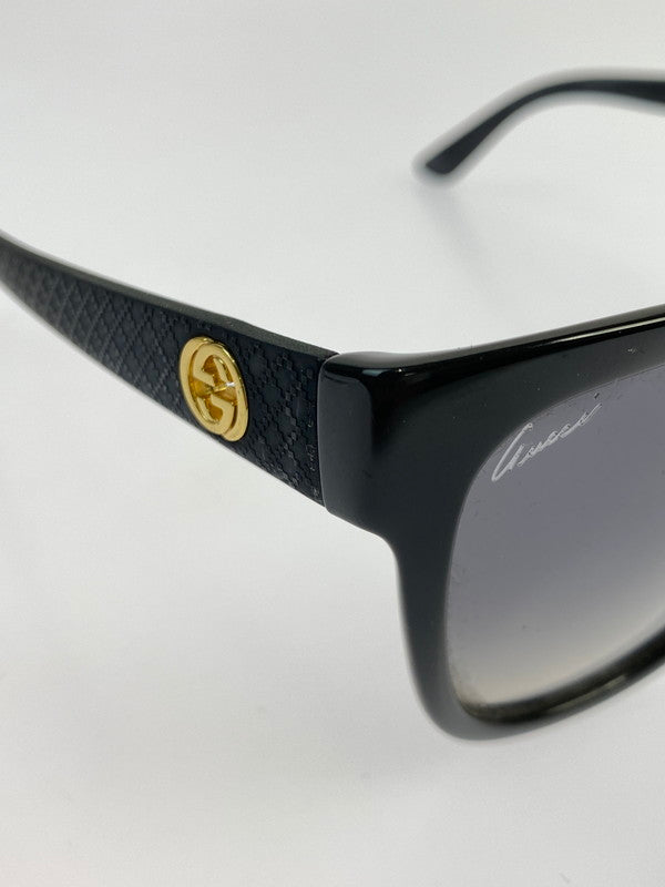 【現状渡し品】【メンズ/レディース】 GUCCI グッチ サングラス アジアンフィット GG3795 グラデーション ファッション 55□20-140 182-250727-em-11-min カラー：ブラック 万代Net店