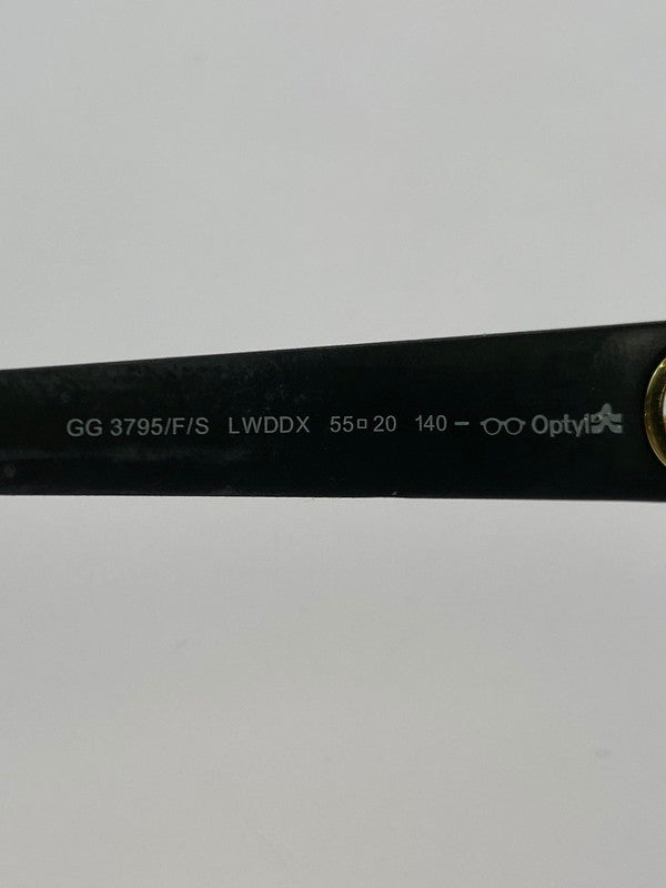 【現状渡し品】【メンズ/レディース】 GUCCI グッチ サングラス アジアンフィット GG3795 グラデーション ファッション 55□20-140 182-250727-em-11-min カラー：ブラック 万代Net店