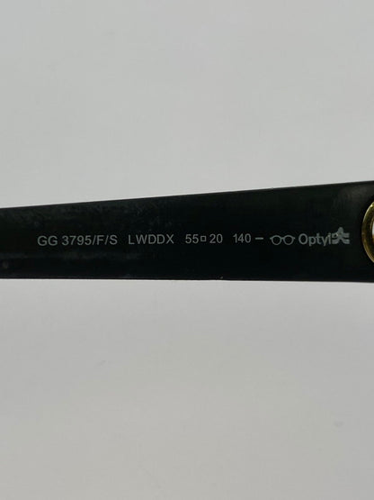 【現状渡し品】【メンズ/レディース】 GUCCI グッチ サングラス アジアンフィット GG3795 グラデーション ファッション 55□20-140 182-250727-em-11-min カラー：ブラック 万代Net店