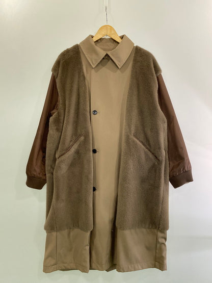 【中古品】【メンズ】 HARE ハレ HA030036TO トレンチコート アウター 147-250803-AS-1-min サイズ：S カラー：ブラウン 万代Net店