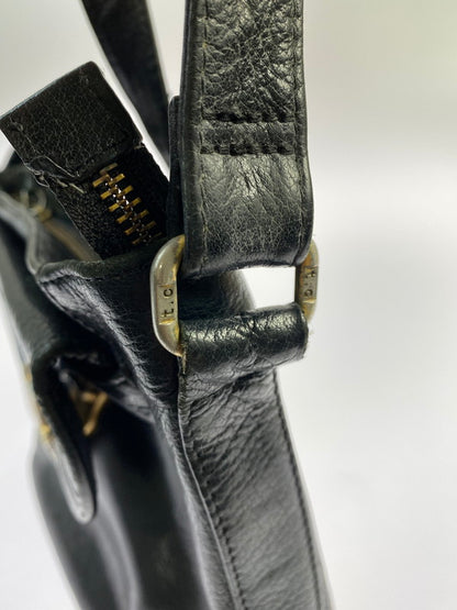 【中古品】【メンズ/レディース】 TSUMORI CHISATO ツモリチサト カリヤネコ レザーショルダーバッグ 鞄 カバン 188-250722-em-36-min カラー：ブラック 万代Net店