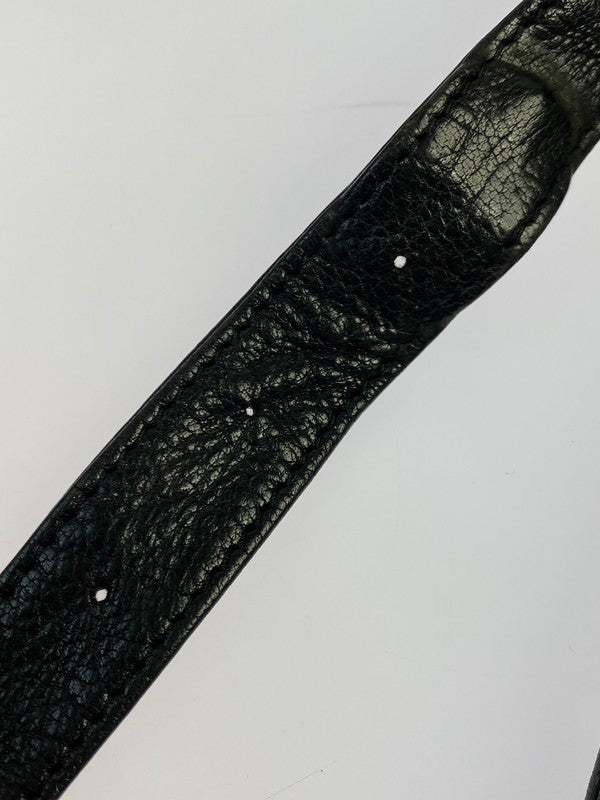 【中古品】【メンズ/レディース】 TSUMORI CHISATO ツモリチサト カリヤネコ レザーショルダーバッグ 鞄 カバン 188-250722-em-36-min カラー：ブラック 万代Net店