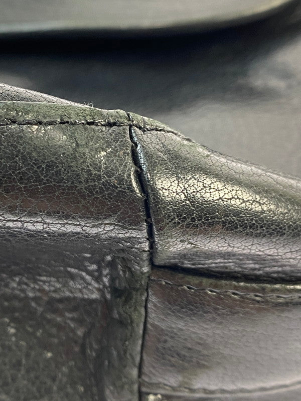 【中古品】【メンズ/レディース】 TSUMORI CHISATO ツモリチサト カリヤネコ レザーショルダーバッグ 鞄 カバン 188-250722-em-36-min カラー：ブラック 万代Net店