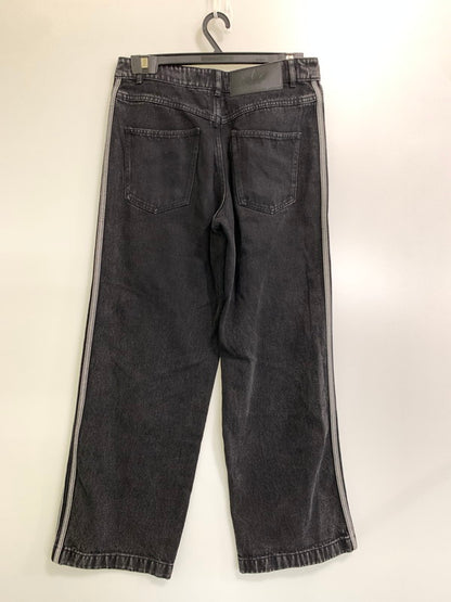 【中古品】【レディース】 adidas アディダス ORIGINALS DENIM 3 STRIPES PANT JD3109 オリジナル デニム 3ストライプ パンツ ボトムス 171-250718-jt-07-min カラー：ブラック 万代Net店