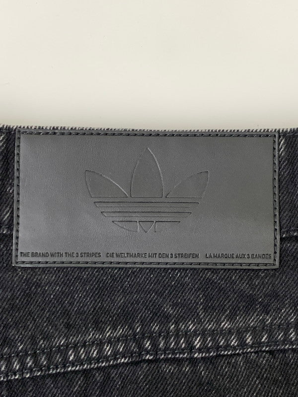 【中古品】【レディース】 adidas アディダス ORIGINALS DENIM 3 STRIPES PANT JD3109 オリジナル デニム 3ストライプ パンツ ボトムス 171-250718-jt-07-min カラー：ブラック 万代Net店