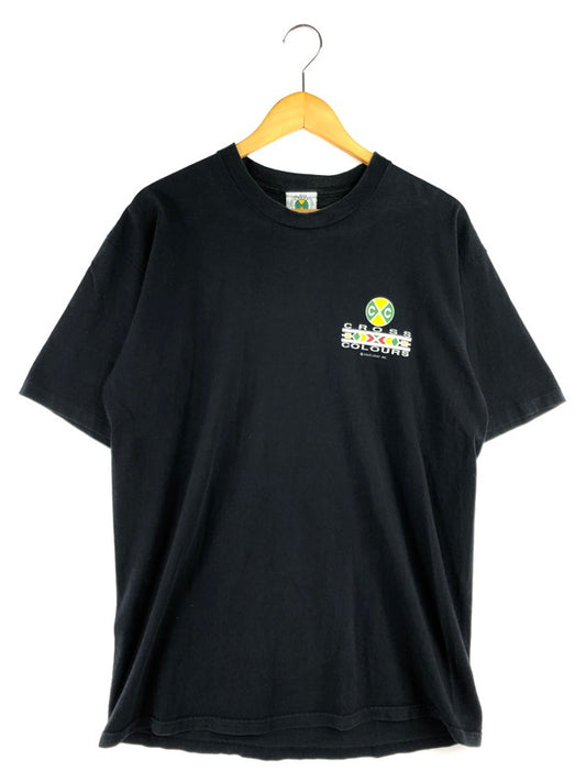 【中古品】【メンズ】 CROSS COLOURS クロス カラーズ 90's LOGO TEE 90年代 ロゴ Tシャツ 146-260410-rt-12-tag サイズ：ONE カラー：ブラック 万代Net店