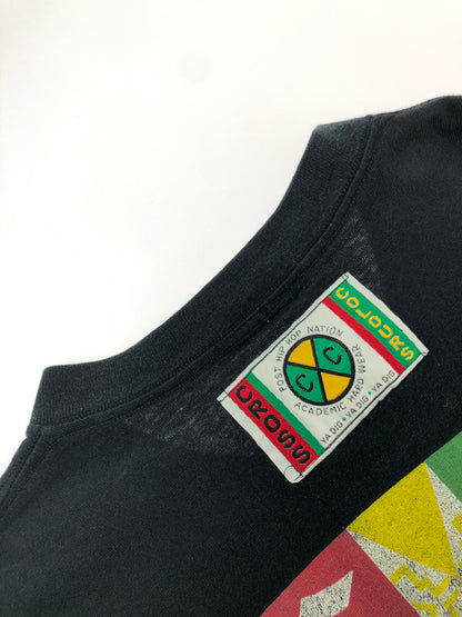 【中古品】【メンズ】 CROSS COLOURS クロス カラーズ 90's LOGO TEE 90年代 ロゴ Tシャツ 146-260410-rt-12-tag サイズ：ONE カラー：ブラック 万代Net店