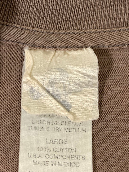 【中古品】【メンズ】 BLUCE LEE ブルース・リー 90S DRAGON EYES TEE 90年代 ドラゴンアイ Ｔシャツ トップス 146-250717-jt-05-min サイズ：L カラー：ブラウン 万代Net店