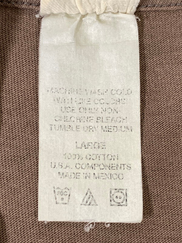 【中古品】【メンズ】 BLUCE LEE ブルース・リー 90S DRAGON EYES TEE 90年代 ドラゴンアイ Ｔシャツ トップス 146-250717-jt-05-min サイズ：L カラー：ブラウン 万代Net店