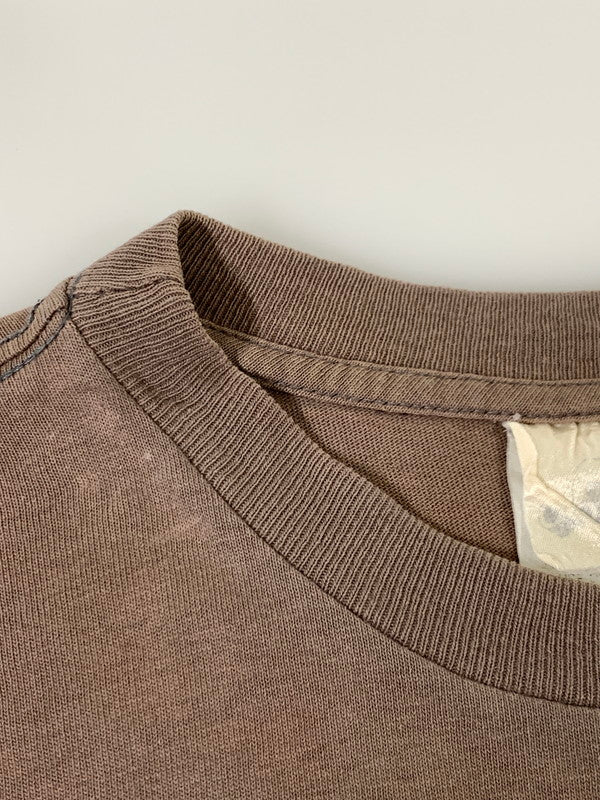 【中古品】【メンズ】 BLUCE LEE ブルース・リー 90S DRAGON EYES TEE 90年代 ドラゴンアイ Ｔシャツ トップス 146-250717-jt-05-min サイズ：L カラー：ブラウン 万代Net店