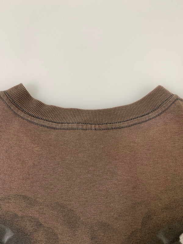 【中古品】【メンズ】 BLUCE LEE ブルース・リー 90S DRAGON EYES TEE 90年代 ドラゴンアイ Ｔシャツ トップス 146-250717-jt-05-min サイズ：L カラー：ブラウン 万代Net店