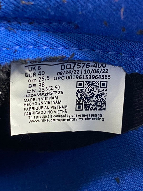 【中古品】【メンズ】 NIKE ナイキ WOMEN'S DUNK LOW GAME ROYAL DQ7576-400 ウィメンズ ダンク ロー ゲーム ロイヤル スニーカー 靴 シューズ 160-250722-em-04-min サイズ：25.5cm カラー：ブルー/ブラック/ホワイト 万代Net店