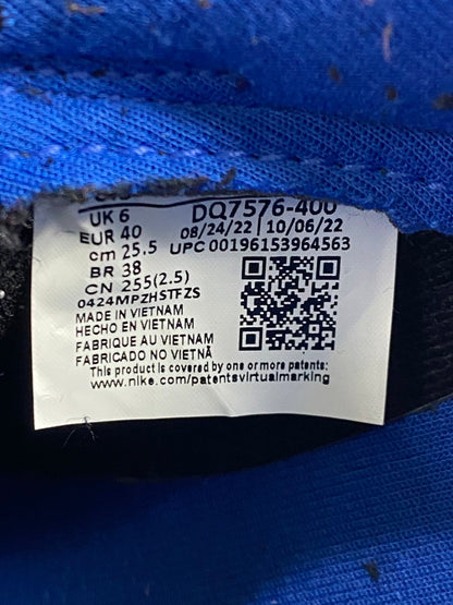 【中古品】【メンズ】 NIKE ナイキ WOMEN'S DUNK LOW GAME ROYAL DQ7576-400 ウィメンズ ダンク ロー ゲーム ロイヤル スニーカー 靴 シューズ 160-250722-em-04-min サイズ：25.5cm カラー：ブルー/ブラック/ホワイト 万代Net店
