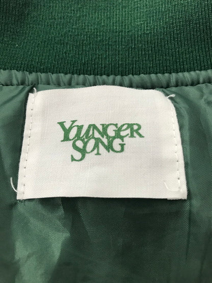 【中古品】【メンズ】 YOUNGER SONG ヤンガーソング NYLON STADIUM JACKET AZR-YNG-0001-037 ナイロン スタジアム ジャケット アウター 142-260822-rt-24-tagh サイズ：M カラー：グリーン 万代Net店