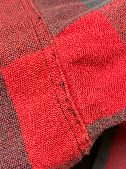 【現状渡し品】【メンズ】 ST JHONS BAY セントジョンズベイ ブロックチェックネルシャツ ロングスリーブ 146-250720-AS-16-min サイズ：M カラー：レッド系 万代Net店