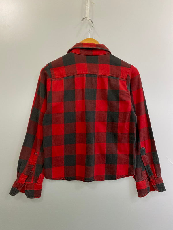 【現状渡し品】【メンズ】 ST JHONS BAY セントジョンズベイ ブロックチェックネルシャツ ロングスリーブ 146-250720-AS-16-min サイズ：M カラー：レッド系 万代Net店