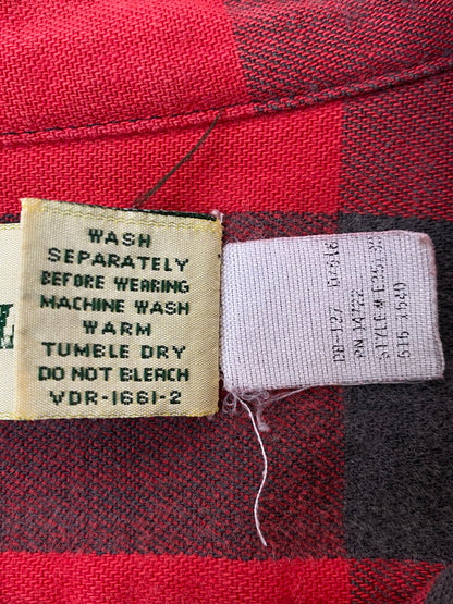 【現状渡し品】【メンズ】 ST JHONS BAY セントジョンズベイ ブロックチェックネルシャツ ロングスリーブ 146-250720-AS-16-min サイズ：M カラー：レッド系 万代Net店