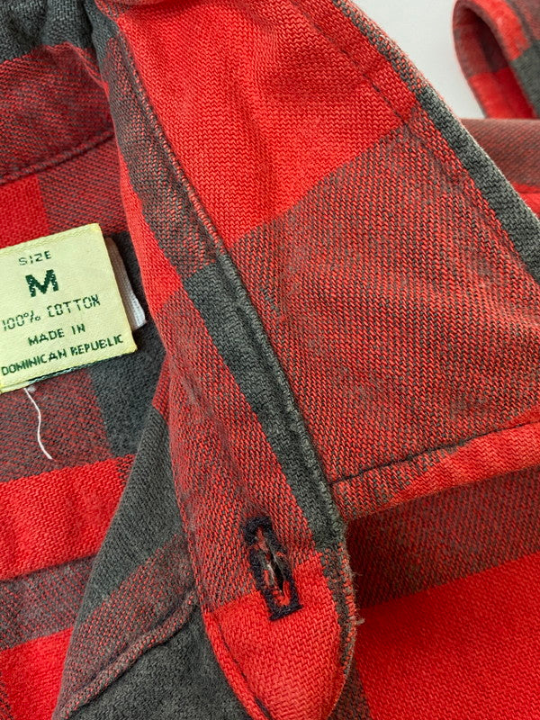 【現状渡し品】【メンズ】 ST JHONS BAY セントジョンズベイ ブロックチェックネルシャツ ロングスリーブ 146-250720-AS-16-min サイズ：M カラー：レッド系 万代Net店