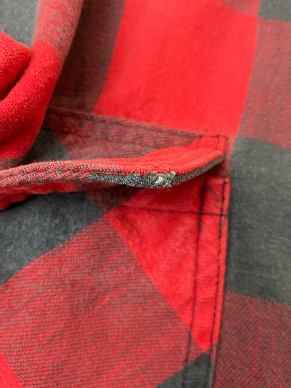 【現状渡し品】【メンズ】 ST JHONS BAY セントジョンズベイ ブロックチェックネルシャツ ロングスリーブ 146-250720-AS-16-min サイズ：M カラー：レッド系 万代Net店