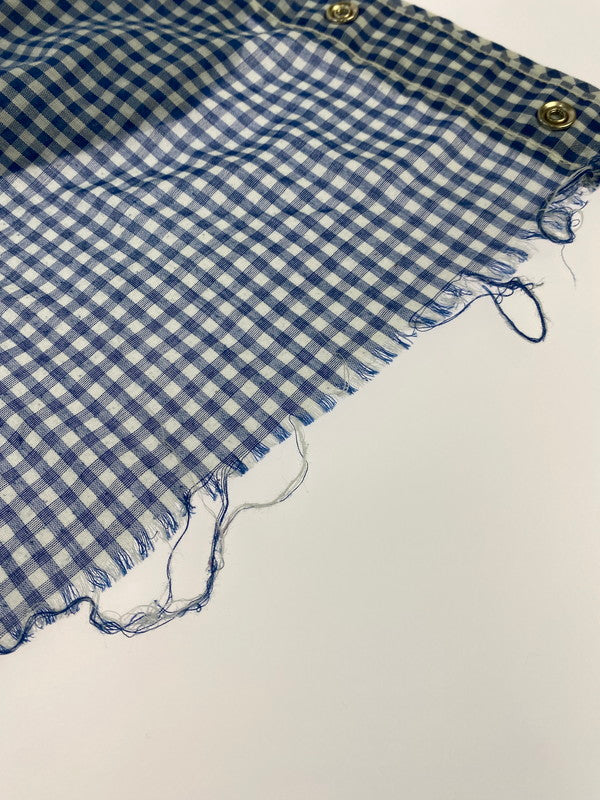 【現状渡し品】【メンズ】 Wrangler ラングラー 70'S ギンガムチェックシャツ トップス 146-250727-ks-17-min カラー：ブルー系 万代Net店