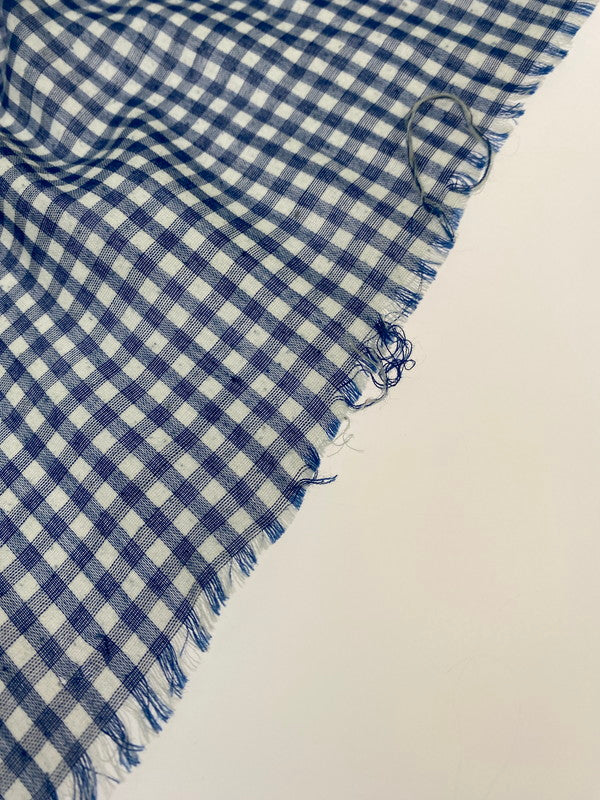 【現状渡し品】【メンズ】 Wrangler ラングラー 70'S ギンガムチェックシャツ トップス 146-250727-ks-17-min カラー：ブルー系 万代Net店