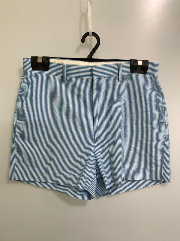 【中古品】【メンズ】 WACKO MARIA ワコマリア DORMEUIL SHORTS ドーメル ショートパンツ ボトムス 152-250718-jt-05-min サイズ：M カラー：ライトブルー/ストライプ 万代Net店