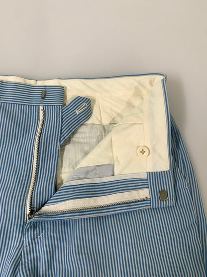 【中古品】【メンズ】 WACKO MARIA ワコマリア DORMEUIL SHORTS ドーメル ショートパンツ ボトムス 152-250718-jt-05-min サイズ：M カラー：ライトブルー/ストライプ 万代Net店