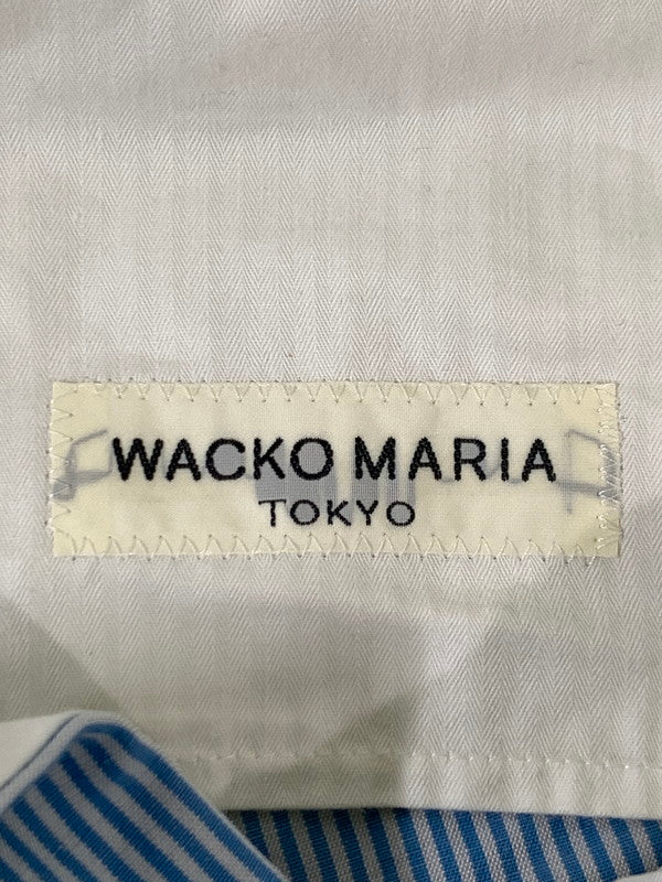 【中古品】【メンズ】 WACKO MARIA ワコマリア DORMEUIL SHORTS ドーメル ショートパンツ ボトムス 152-250718-jt-05-min サイズ：M カラー：ライトブルー/ストライプ 万代Net店