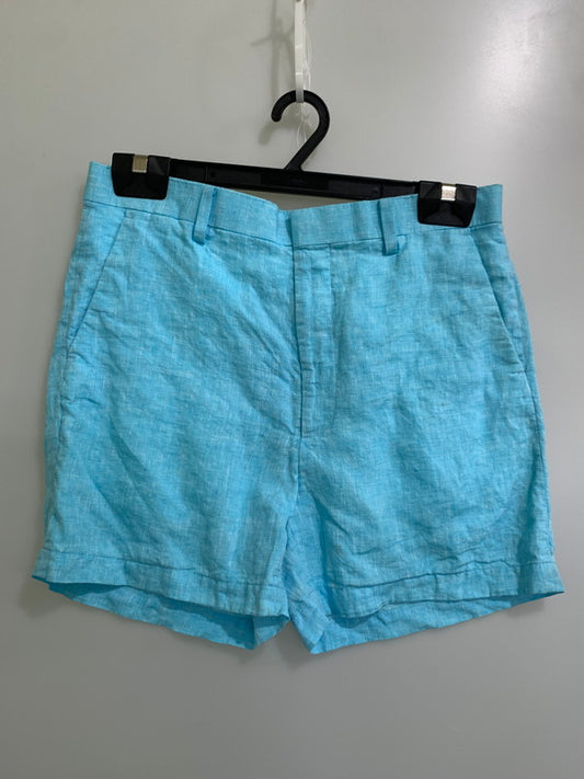 【中古品】【メンズ】 WACKO MARIA ワコマリア SPENCE BRYSON LINEN SHORTS スペンス ブライソン リネン ショートパンツ ボトムス 153-250718-jt-20-min サイズ：M カラー：ライトブルー 万代Net店