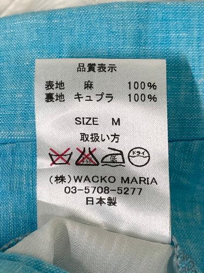 【中古品】【メンズ】 WACKO MARIA ワコマリア SPENCE BRYSON LINEN SHORTS スペンス ブライソン リネン ショートパンツ ボトムス 153-250718-jt-20-min サイズ：M カラー：ライトブルー 万代Net店