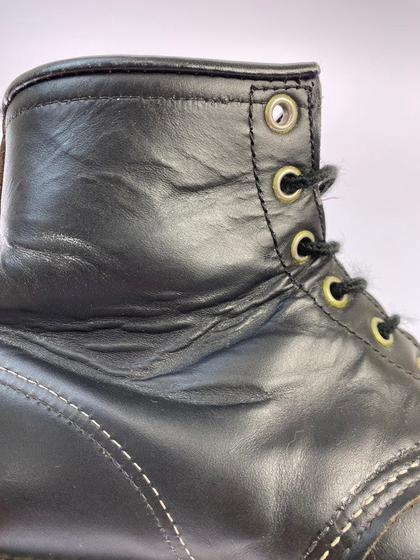 【中古品】【メンズ】 RED WING レッドウィング IRISH SETTER 8179 犬タグ アイリッシュセッター ブーツ メンズ 靴 シューズ 164-250722-em-12-min サイズ：８E カラー：ブラック 万代Net店