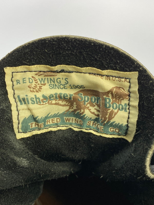 【中古品】【メンズ】 RED WING レッドウィング IRISH SETTER 8179 犬タグ アイリッシュセッター ブーツ メンズ 靴 シューズ 164-250722-em-12-min サイズ：８E カラー：ブラック 万代Net店