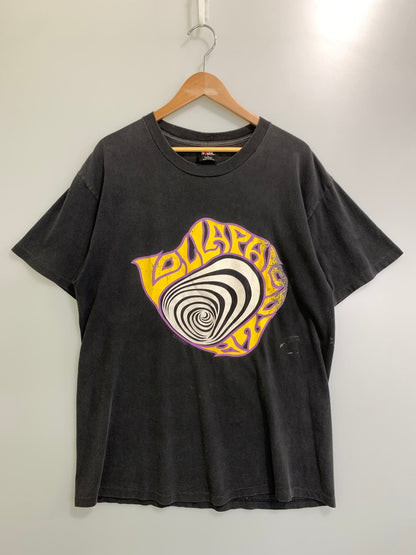 【中古品】【メンズ】 LOLLAPALOOZA ロラパルーザ c1992 PRINT TEE プリントＴシャツ トップス 146-250717-jt-03-min サイズ：L カラー：ブラック 万代Net店