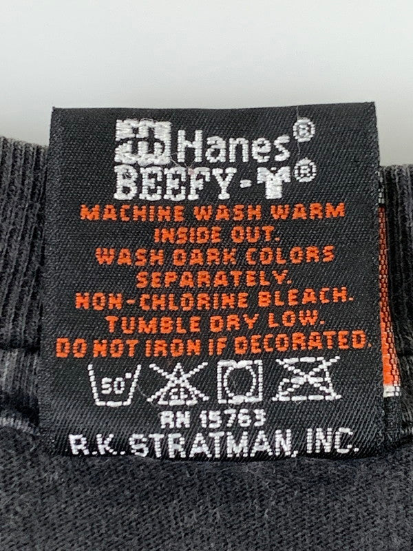 【中古品】【メンズ】 HARLEY DAVIDSON ハーレーダビッドソン c1995 NEWYORK CITY PRINT TEE ニューヨーク シティ プリント Ｔシャツ トップス 146-250717-jt-08-min サイズ：L カラー：ブラック 万代Net店